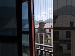 Kekuatan & awet Invisible Safety Grill Mudah Instalasi ukuran yang disesuaikan