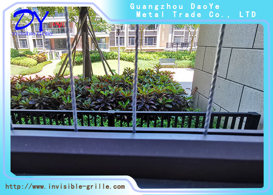 316 Grade Balcony Invisible Grille Jendela Jaring Pelindung Tali Stainless Steel