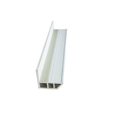 Kerangka Aluminium Jalur Kereta Api Aluminium Plastik End Cap Balkon Cocok tahan lama Ringan Korosi tahan Sistem Kereta Api