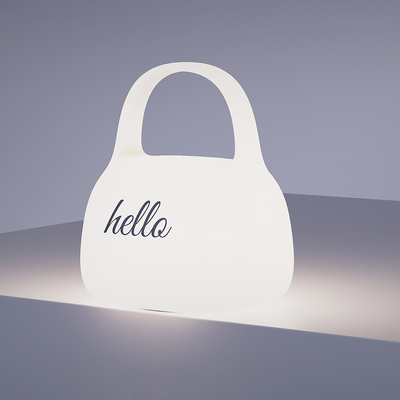 DIY Kreatif Hadiah Tas Silikon Lampu Topi Dengan Waktu Dekorasi di samping tempat tidur Suasana Tidur Malam Cahaya