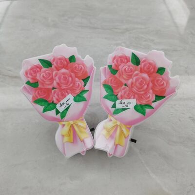 LED Plug In Night Light Lamp Slide Switch Control Convenient Lighting Solution Suitable for Bedroom and Staircase