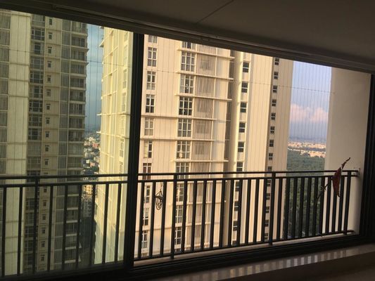 Mudah untuk membersihkan dan transparan Windows Invisible Grille untuk visibilitas tinggi