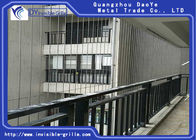 Kisi-kisi Keselamatan Pondasi Kuat Bingkai Kawat Aluminium untuk Balkon Kisi-kisi Tak Terlihat