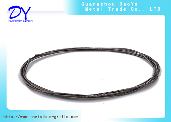 High Tension Steel Wire Fixed Frame Invisible Grille Systems Untuk Penutup Jendela Aman