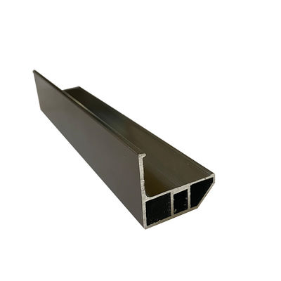 Kerangka Aluminium Jalur Kereta Api Aluminium Plastik End Cap Balkon Cocok tahan lama Ringan Korosi tahan Sistem Kereta Api