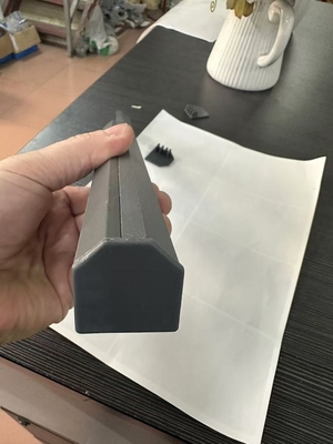 Keamanan kisi-kisi yang tidak terlihat Aluminium Track End Cap