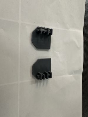 Cocok untuk Grilling Indoor dan Outdoor Aksesoris Grill Invisible Aluminium Track End Cap Model Tipe 20mm Komponen awet