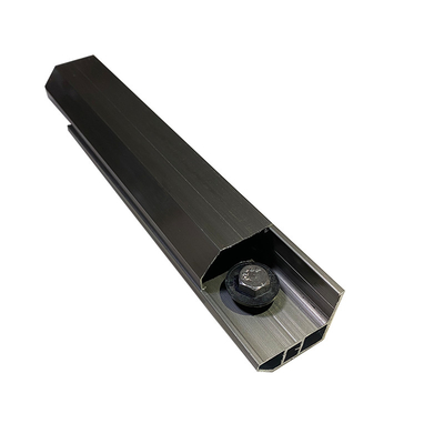 Plastik End Cap Aluminium Profil Untuk Jendela Desain Dan Konstruksi