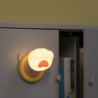 Pabrik Cute Sleeping Control CAT PAW USB Lampu Kamar Tidur Lampu Silikon Isi ulang Lampu Sentuh Lampu Silikon Malam