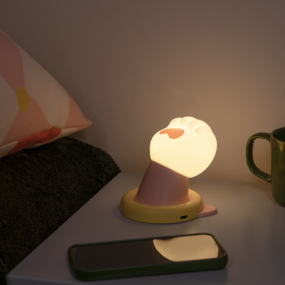 Cat Paw Night Light dengan Sumber Daya Baterai dan Desain Multifungsi