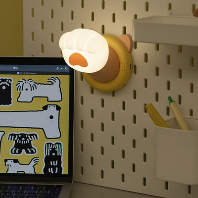Cat Paw Night Light dengan Sumber Daya Baterai dan Desain Multifungsi
