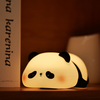 Customization Lampu Malam Silikon Panda Usb Rechargeable Table Led Lamp Lampu Malam Silikon Lampu Malam Untuk Kamar Anak