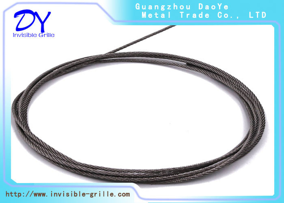 Pemandangan tak terhalang Balkon tak terlihat Grille Kabel stainless steel kelas tertinggi