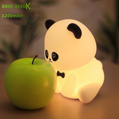Gentleman Panda Malam Lampu Pengikat dan Menghilangkan Stres Kantor Ornamen Kepala Tempat Tidur Teman Tidur Lampu Meja LED