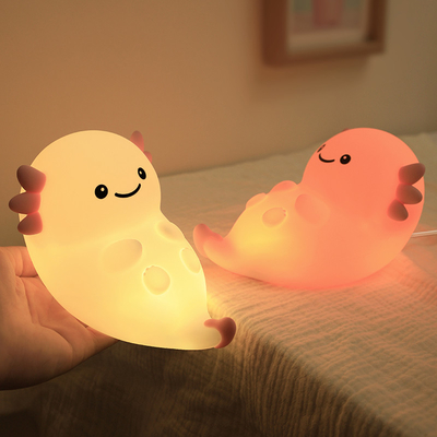 Lampu Malam Silikon dengan Pengisian USB Desain tahan lama