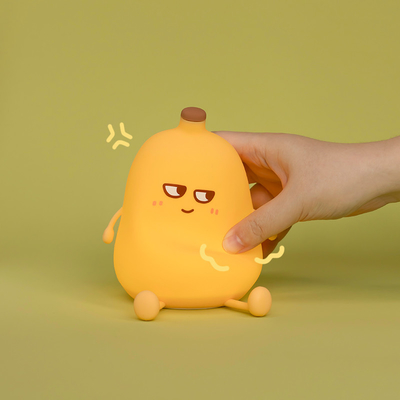 Desain Modern Cute Pisang Lampu Malam Isi ulang Dimmable LED Lampu Meja Kecil Lucu Dekorasi Meja untuk Suasana Kamar Tidur