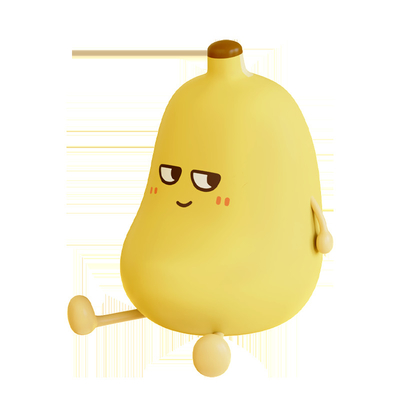 Cute Pisang Kartun Buah LED Night Light Lampu Silikon Sensor Sentuh Waktu USB Isi ulang Anak-anak Kamar Tidur Hadiah Ulang Tahun