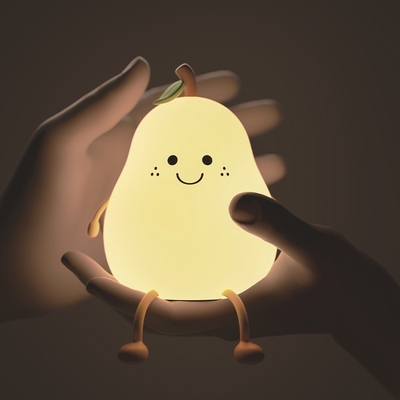 Kualitas tinggi isi ulang RGB nirkabel lampu malam LED dimmable lampu meja untuk bayi / anak-anak indah desain silikon