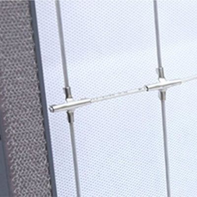 Baja tahan korosi 316 kawat Balkon kisi tak terlihat