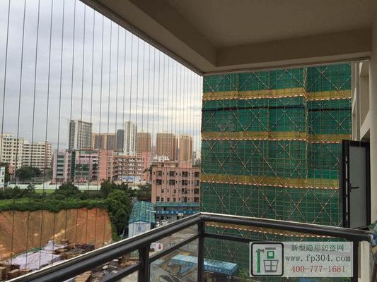 Modern Society Desain Gaya Balkon Invisible Grille Safty