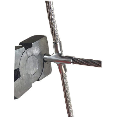 Clip Crossing2.0mm Balkon kisi tak terlihat dengan perlindungan bunga