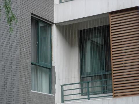 Balkon Invisible Grille 316 Wire 12 1 dengan Lapisan Nylon 2.0mm