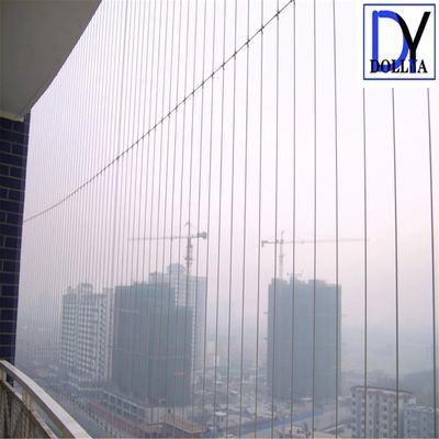 316 stainless steel invisible grille dengan jarak kawat 5cm untuk menghindari kebakaran