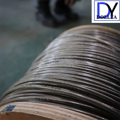 316 Grade Baja tahan karat Balkon kisi tak terlihat dengan panjang 6m dan celah 5cm untuk keselamatan