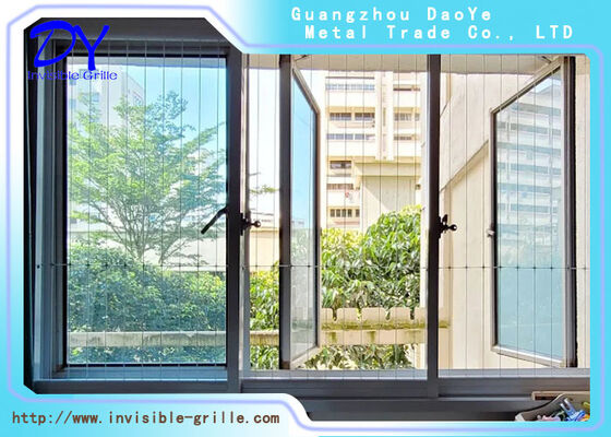 Keamanan yang tidak terlihat Grill penghalang perlindungan yang tidak terlihat yang dirancang sambil menjaga keharmonisan estetika