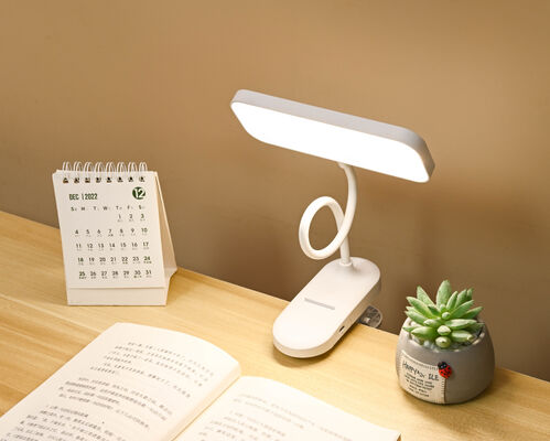 Lampu Meja Sentuh Modern dengan Clip Fleksibel Dimming Desk Lamp-baterai Powered for Reading & Study Clamps Dekoratif