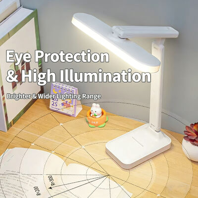 Lampu Meja dengan Sumber Daya Listrik yang Menawarkan Suhu Warna 3500-6500K Ideal untuk Penerangan Tugas Meja Belajar dan Kantor Rumah