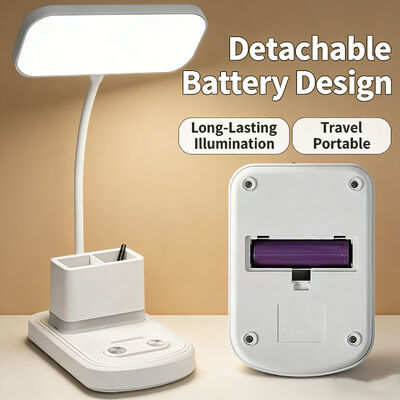 Popular Desain Modern Meja Meja Lampu dengan Lampu Bacaan LED untuk Anak-anak Siswa Staf Kantor Grosir