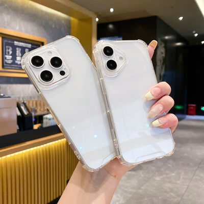 Casing Penutup Ponsel Tahan Air Transparan TPU untuk iPhone