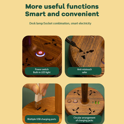 Lampu Meja LED Tipe C Kecerahan Lampu Meja Hemat Energi Cocok untuk Belajar di Kantor