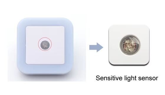 Lampu Malam Sensor LED Samping Tempat Tidur Hemat Energi Lampu Malam Berwarna-warni untuk Kamar Tidur