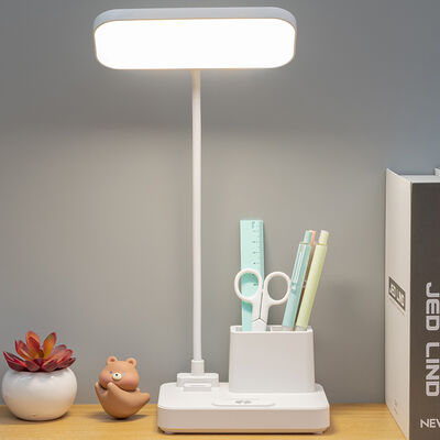 Lampu Meja Isi Ulang dengan Beberapa Tingkat Kecerahan Lampu Meja LED Isi Ulang Ideal untuk Bekerja dan Membaca