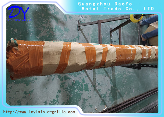 Single Pad Aluminium Rail Track AG4 Protection Grille Untuk Balkon & Jendela Keamanan Rumah