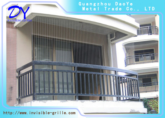 Anti Pencurian Balkon Tak Terlihat Grille Jaring Pelindung Tebal 1.5mm SS304 Stainless Steel