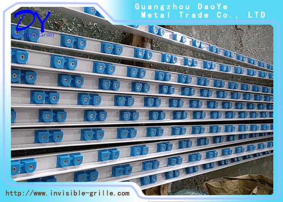 Spring Steel Wire Invisible Grill Untuk Jendela Tirai Profil Aluminium Tetap