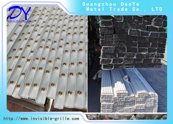 Desain fasad Balkon Sekolah Kawat Karet Terlihat Grille