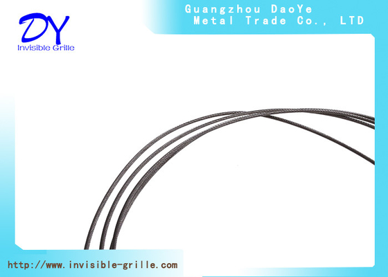 2.5mm Dia 304 / 316 Kawat Baja Rinsless Untuk Sistem Ril Keamanan Invisible