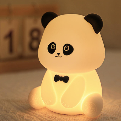 Cute Animal USB Lampu bayi isi ulang Silikon Panda LED Lampu malam untuk Anak-anak Lampu malam