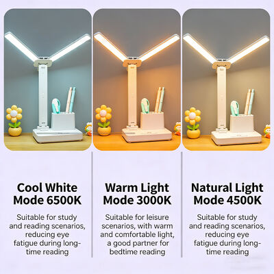 Lampu Meja LED Portabel dengan Port Pengisian USB dan Beberapa Tingkat Kecerahan Ideal untuk Perjalanan dan Belajar