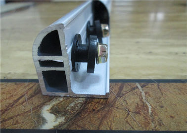 Grille Aluminium Sliding Window Channel Pemasangan Vertikal Di Balkon
