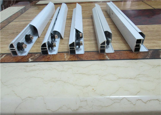 Jalur Rel Aluminium Keselamatan Jalur Keras Untuk Kisi-kisi Keamanan Tak Terlihat