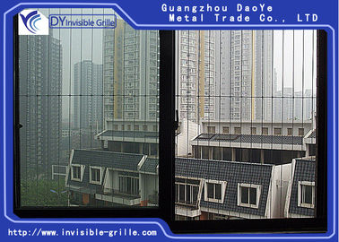 Material Hardy Seperti Sstainless Steel 2-mm Wire Window Invisible Grille