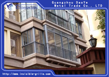 Easy Fire Escape Invisible Grills Untuk Balkon Mempertahankan Tampilan Transparan Yang Baik