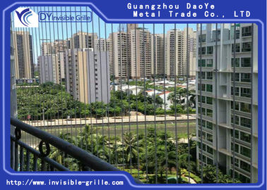Solusi Keamanan Rantai Kawat Baja Ringan Aluminium Untuk Balkon Rantai Invisible