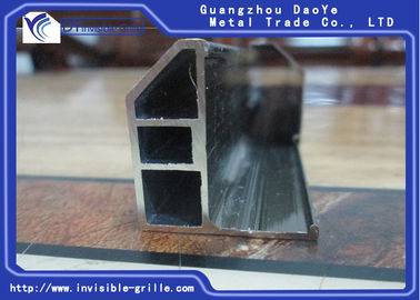 White Invisible Grilles Aluminium Track Rail Perfect Finish Pemasangan Mudah