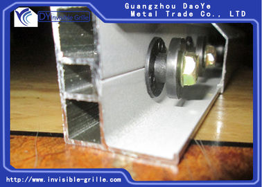 Home Safe Invisible Grilles Alumunium Rail Track Warna Putih / Abu-abu